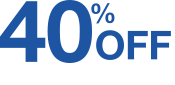 40% off offer