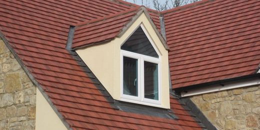 Bespoke white uPVC casement window