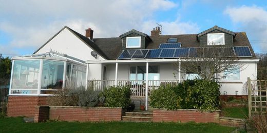 White uPVC bespoke conservatory