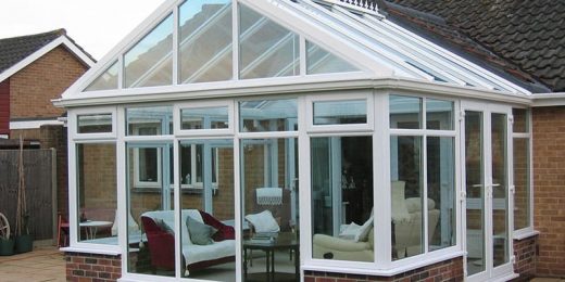 White uPVC Gable Conservatory