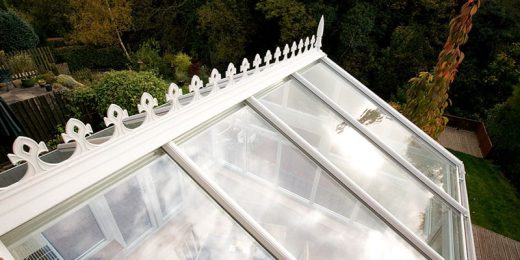 White uPVC Gable Conservatory Roof