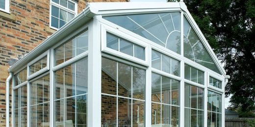 White uPVC Gable Conservatory