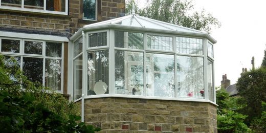 White uPVC Victorian Conservatory