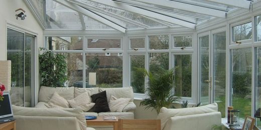 White uPVC Victorian Conservatory interior