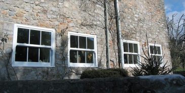 White uPVC Sliding Sash Windows