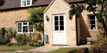 White uPVC Entrance Door