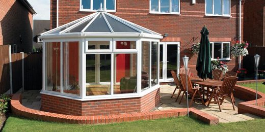 White uPVC Victorian Conservatory