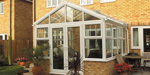 White uPVC Gable Conservatory