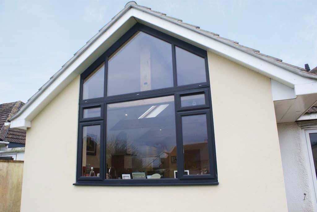 Grey Upvc Windows Weston Super Mare