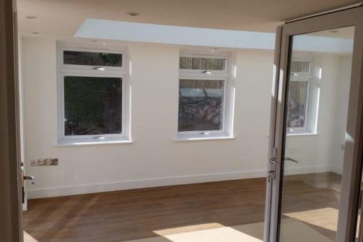 Interior view of a bespoke conservatory