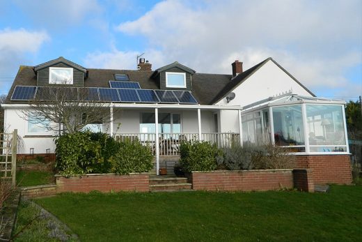 White uPVC victorian conservatory and veranda