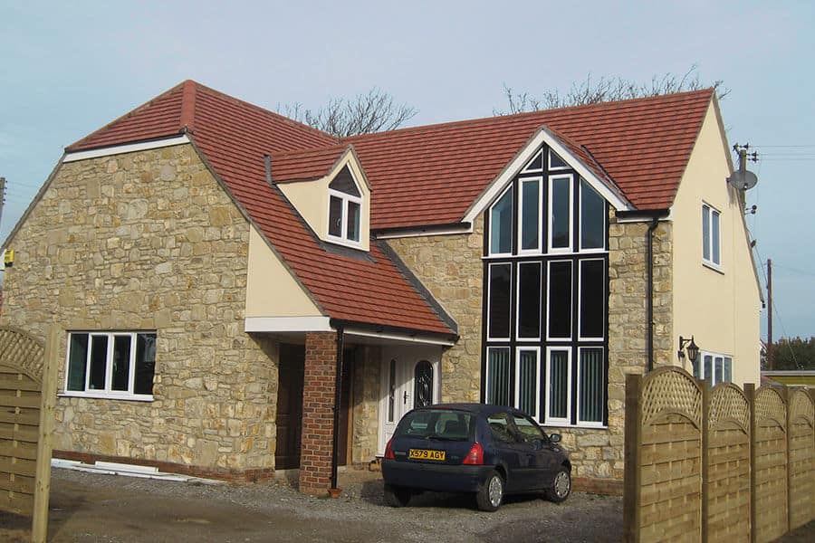 Bespoke white uPVC casement windows