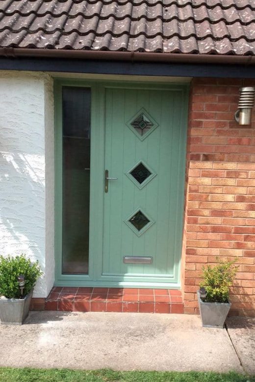 Chartwell green composite entrance door