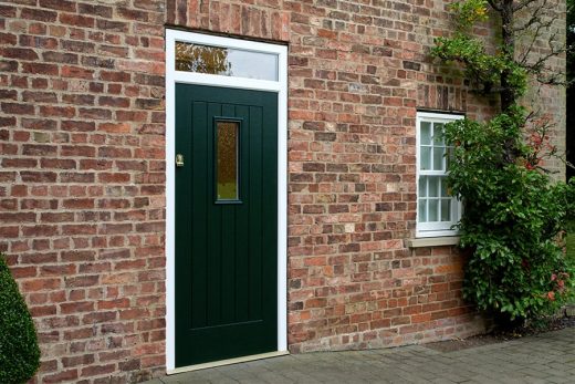Dark green composite door