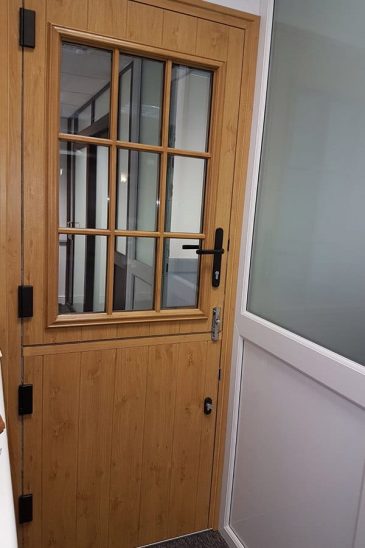 Majestic Designs showroom Irish oak stable door