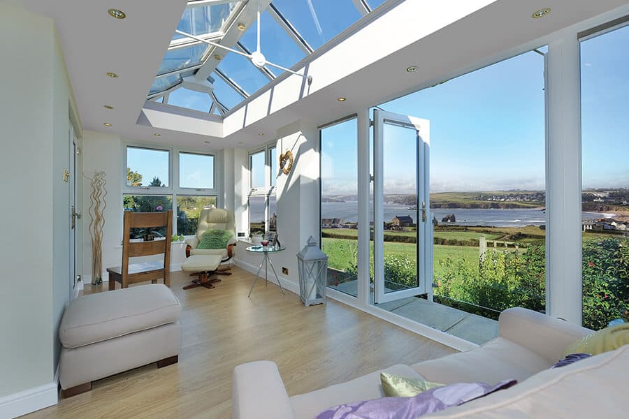 White uPVC LivinRoom Interior