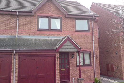 Rosewood uPVC tilt and turn windows