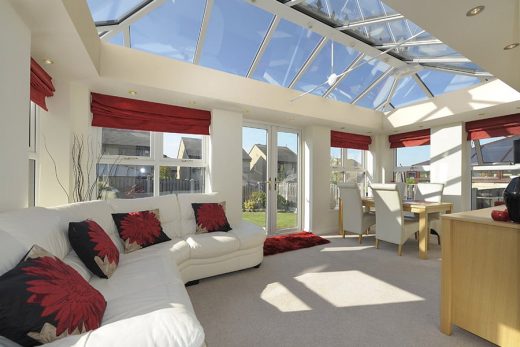 White uPVC LivinRoom conservatory
