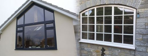 White And Grey Bespoke Windows