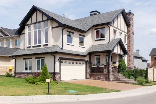 White uPVC tilt and turn windows