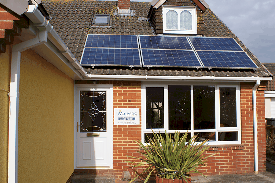 White uPVC guttering and roofline