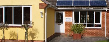 White uPVC Door Entrance