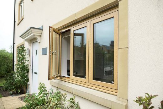 Flush casement window irish oak