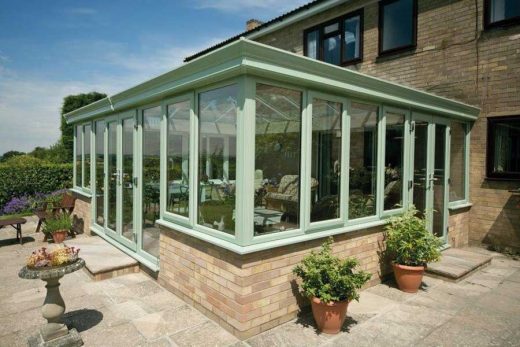 Chartwell green uPVC orangery